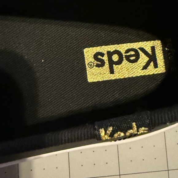 Keds Double Decker Women's Black Textured Slip-On Sneakers - Picture 4 of 9